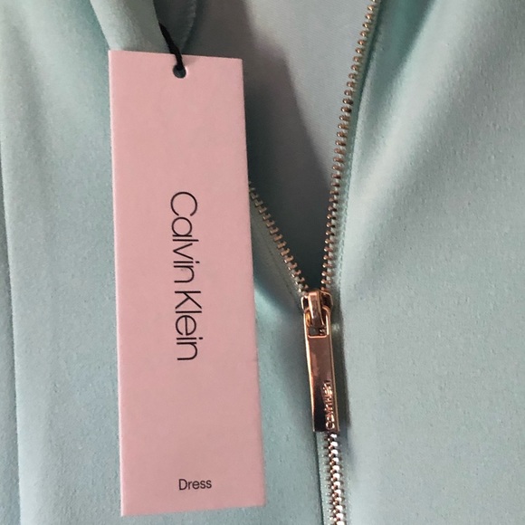SOLD on merc! Mint Green Calvin Klein Dress Sz 4 - Picture 7 of 8
